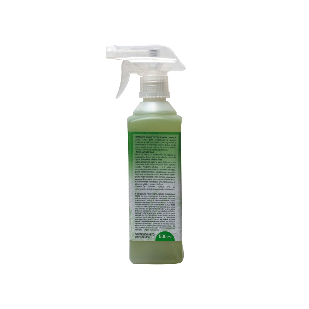 Vigorizante Foliar Plantas Crasas y Cactus 500ML