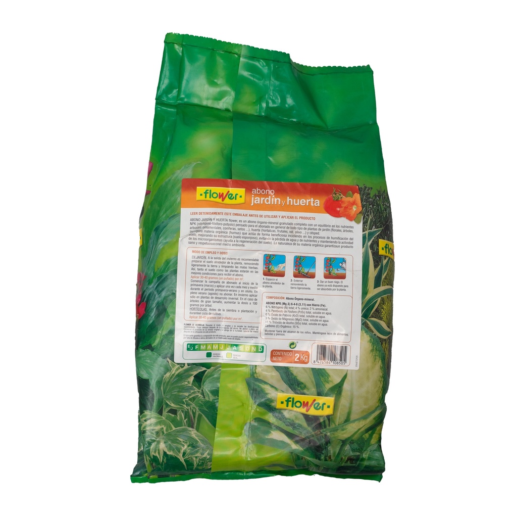 Abono Jardin y Huerta 2kg