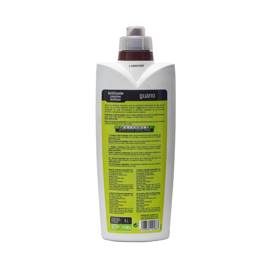 Fertilizante Liquido Guano 1Lt