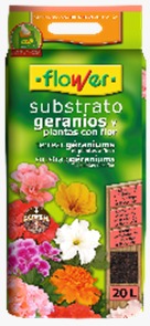Substrato Geranios y Plantas Con flor 20L