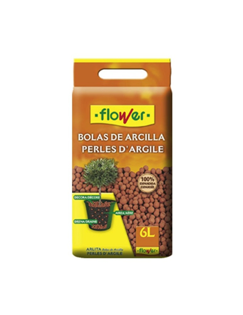 Bolas Arcilla Roja 6L