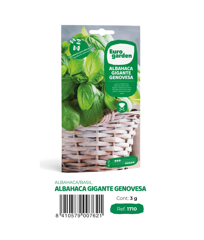 [PR/14272] Albahaca Gigante Genovesa (Euro)