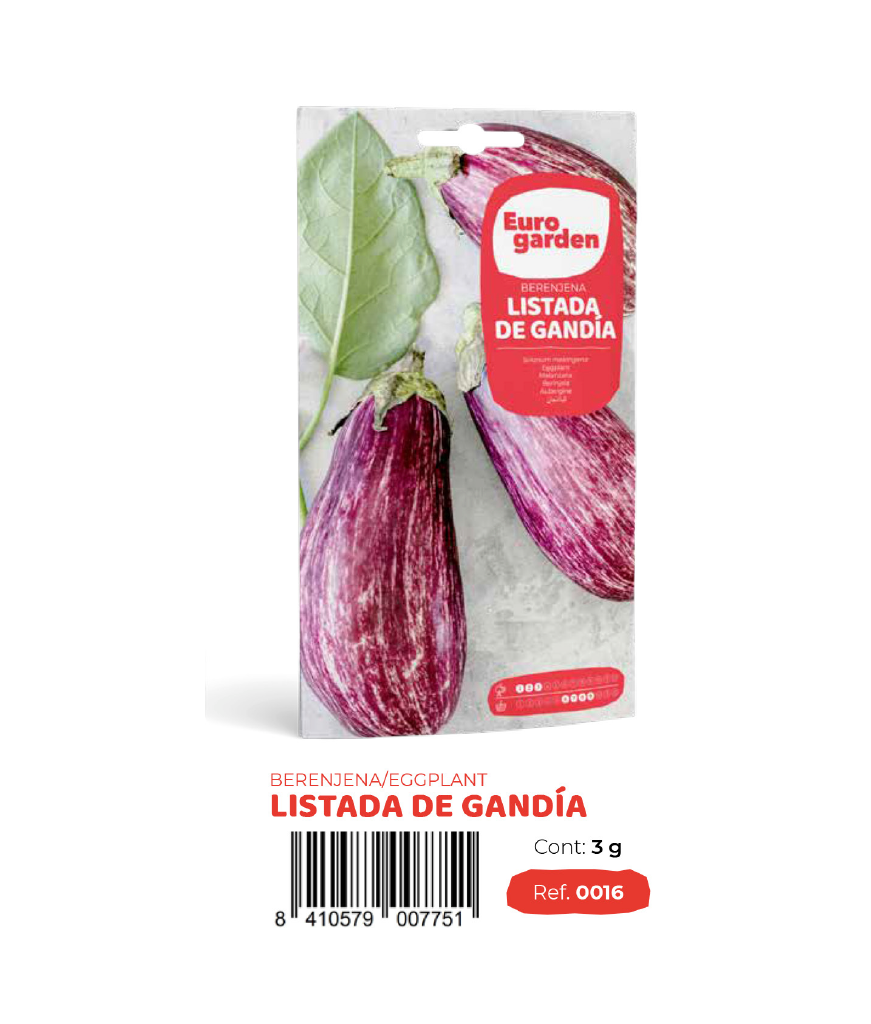 [PR/14298] Berenjena Listada De Gandia (euro)
